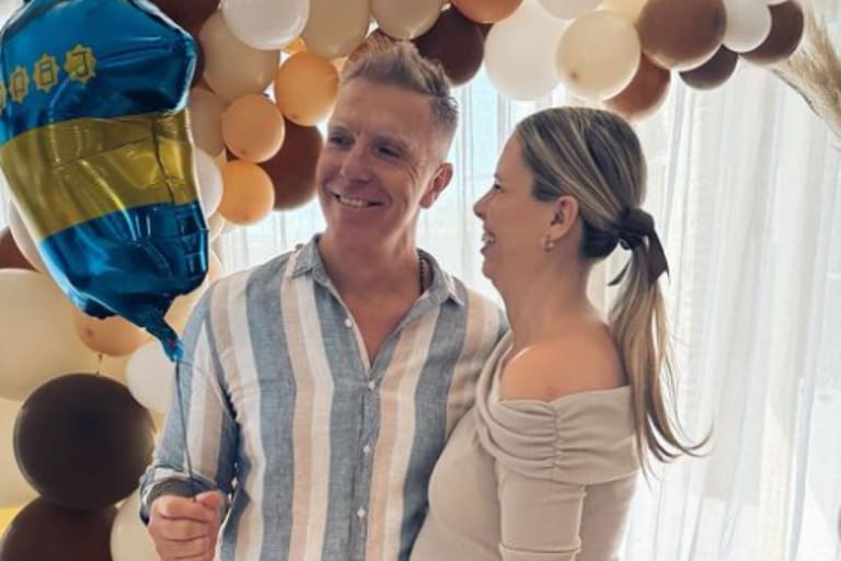 Las fotos del baby shower del hijo de Alejandro Fantino y Coni Mosqueira: cómo llamarán al bebé