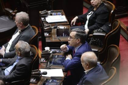 Alejandro Finocchiaro, en la sesión especial