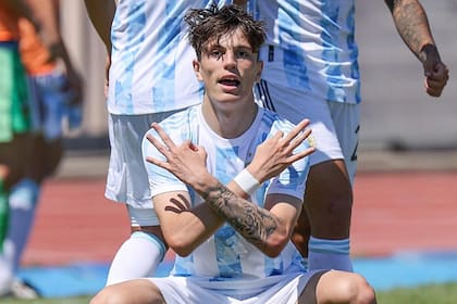 Alejandro Garnacho es uno de los grandes ausentes de la selección argentina en el Sudamericano