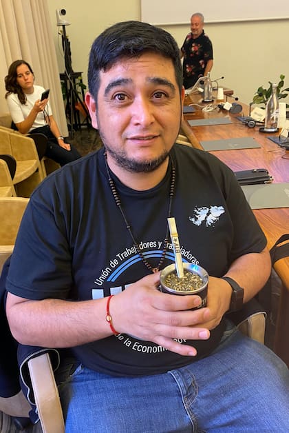 Alejandro Gramajo, de la UTEP, también participó del encuentro con el papa Francisco