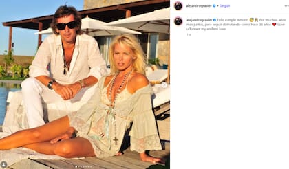 Alejandro Gravier y el romántico posteo en el cumpleaños 54 de su esposa (Foto: Instagram/@alejandrogravier)