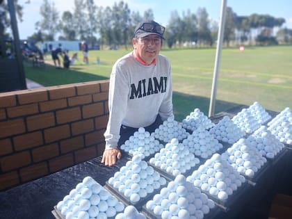 Alejandro Molina, en el driving range del Turkish Airlines Open