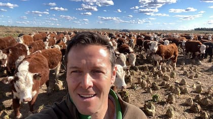 Alejandro Pérez Iturbe: "Empecé sembrando siete hectáreas en el campo"