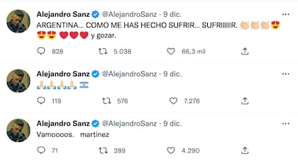 Alejandro Sanz es fan de la selección