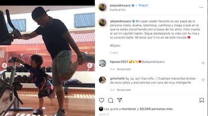 Alejandro Sanz felicita a su hijo Dylan por su cumpleaños