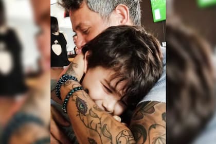 Alejandro Sanz junto a su hijo, Dylan (Foto Instagram @alejandrosanz)