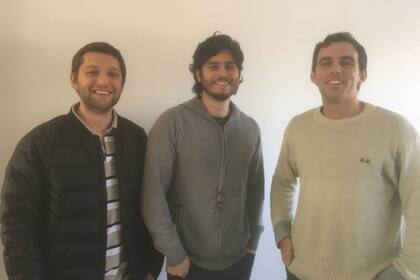 Alejandro Silvestre, Gonzalo Conde y Ezequiel Bucai, fundadores de Clickypass