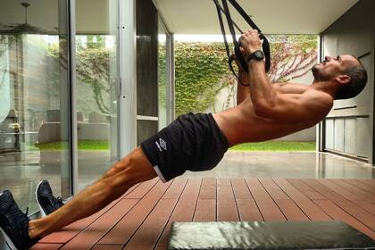 Alejo (39) de la sede Vicente López. El 19 de abril de este año iba a correr los 42k de la maratón de Santiago de Chile.