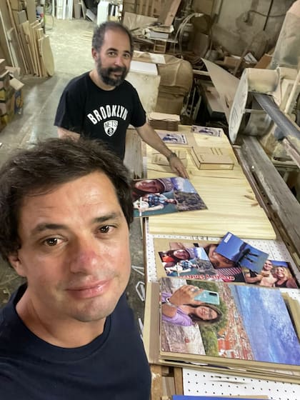 Alejo en la actual fábrica en Buenos Aires