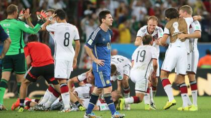 Alemania festeja ante sufrimiento de Messi