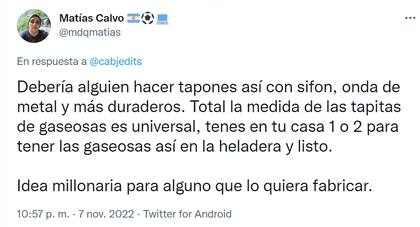 Alentó a los s a patentar su idea.