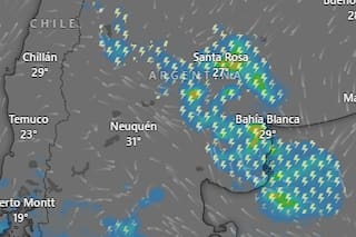 Emiten una alerta amarilla por tormentas, lluvias y altas temperaturas para este jueves