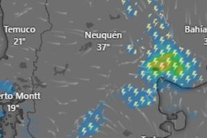 Emiten una alerta amarilla por tormentas, lluvias y vientos para este miércoles