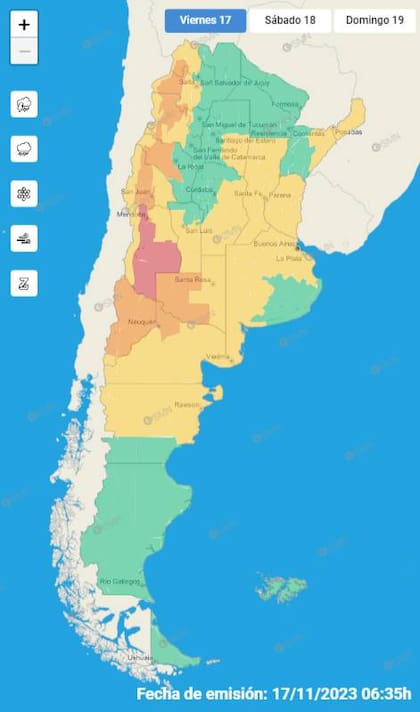 Alerta amarilla: se esperan fuertes tormentas en la Ciudad y provincia de Buenos Aires