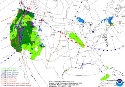 Alerta de inundaciones para el sur de California este miércoles 24 de diciembre