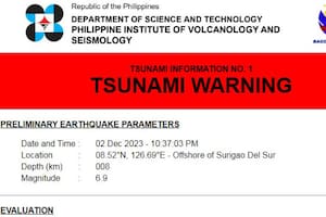 Un potente terremoto sacudió Filipinas y disparó una alerta de tsunami en varios países del Pacífico