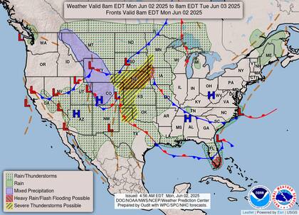 Alerta en el Suroeste: riesgo de inundaciones repentinas por lluvias intensas en zonas montañosas de Arizona, Colorado y Nuevo México
