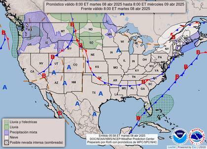 Alerta por heladas en el sureste: mínimas bajo 0°C amenazan cultivos tempranos en Georgia y las Carolinas