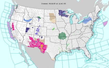 Alerta por inundaciones repentinas: lluvias de hasta 75 mm en horas afectarán Arkansas y Missouri