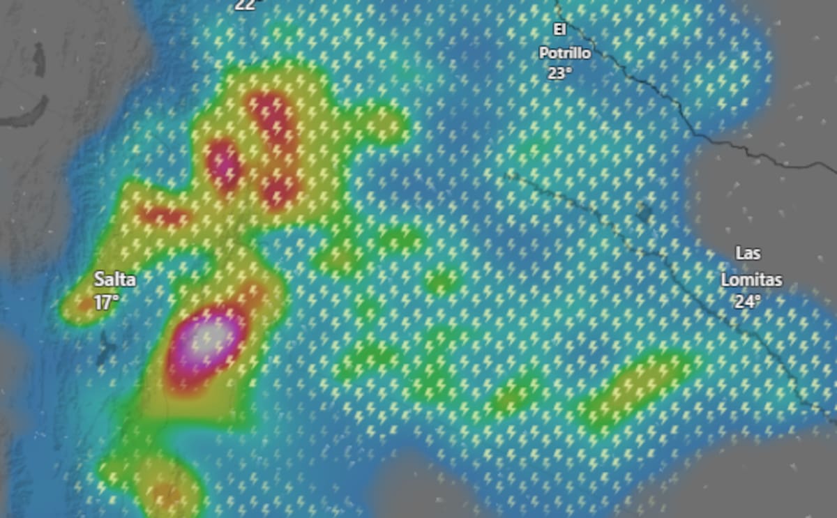 Hay alerta naranja y amarilla por tormentas para este domingo 22 de febrero: las provincias afectadas
