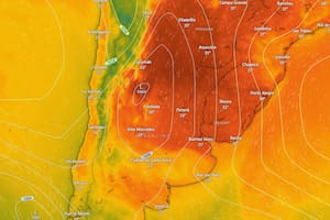 Alerta roja por calor en el norte, y amarilla por tormentas en el centro del país.