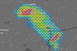 Emiten una alerta amarilla por tormentas y lluvias para este sábado