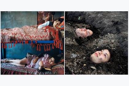 De las Ofelias del primer libro, en claro homenaje a la célebre pintura de Millais, a un retrato de Guille y Belinda enterradas incluido en el segundo volumen. De "Las aventuras de Guille y Belinda. La ilusión de un verano interminable" (MACK, 2020)