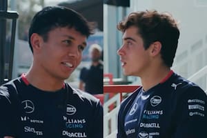 Alex Albon y Franco Colapinto hicieron un divertido video para revelar algunas de sus cosas favoritas (Foto: Captura de video / Instagram @williamsracing)