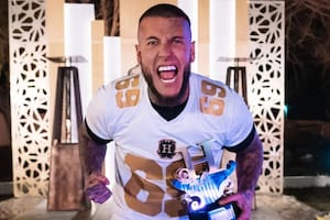 Alex Caniggia es el campeón de El Hotel de los Famosos y ganador 10 millones de pesos. Foto/Instagram: @hoteldefamosos