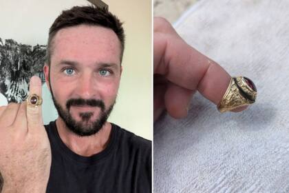 Alex Davis, el buceador profesional que halló el anillo en el océano