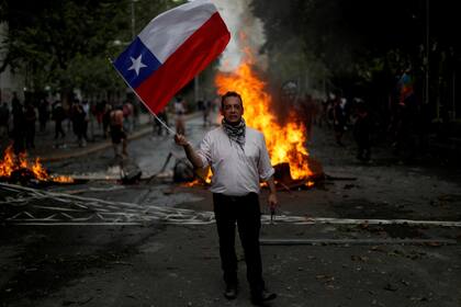 Alex Muñoz Fuentes, un contador de 47 años, en Santiago, Chile, 8 de noviembre de 2019