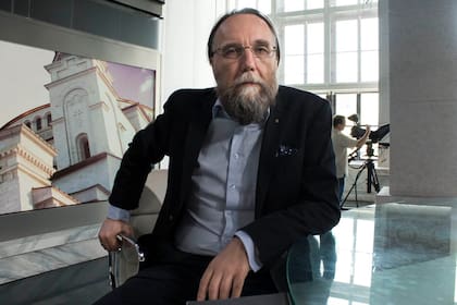 Alexander Dugin en su estudio de televisión en el centro de Moscú, Rusia, el 11/08/2016