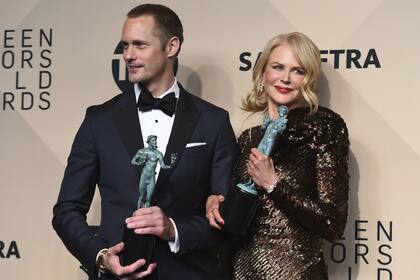 Alexander Skarsgard y Nicole Kidman, los mejores actores de miniserie