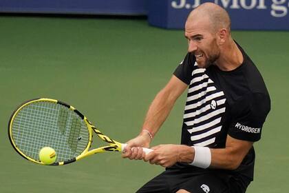 Mannarino pudo jugar, al revés que su colega francesa