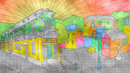 Alexiev Gandman es ilustrador argentino y comparte su obra de arte también desde sus respectivas redes sociales
