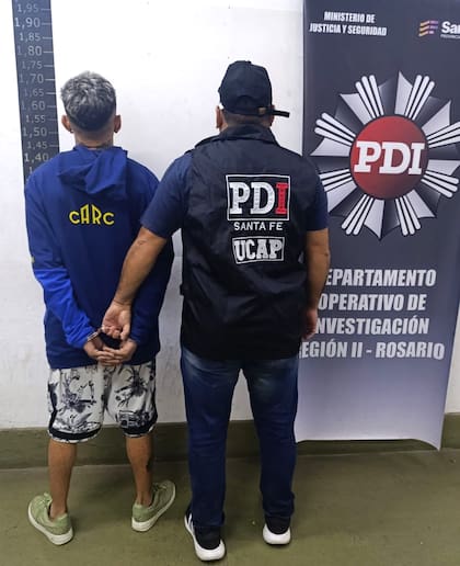 Alexis Emanuel Mendoza, alias Chami, miembro de Los Menores detenido en Rosario