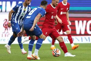 Alexis Mac Allister debutó en Liverpool con una asistencia y ya se ganó los elogios de Jürgen Klopp