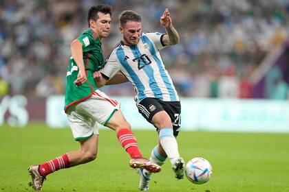 Alexis Mac Allister, una de las figuras de la selección argentina frente a México