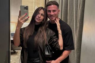 Alexis Mac Allister y Ailén Cova compartieron las primeras fotos de Alaia, su bebé recién nacida