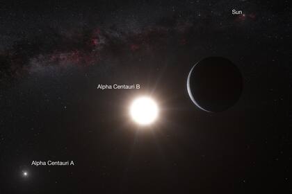 Alfa Centauri es un exoplaneta, ubicado en la constelación austral (sur) de Centaurus, a 4,37 años luz de la Tierra