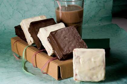 Alfajores de chocolate