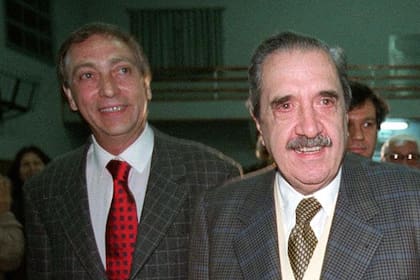 Alfonsín y Brandoni en 1997