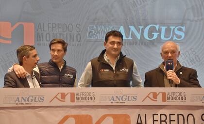 Alfonso Bustillo, presidente de Angus, destacó la importancia de la subasta