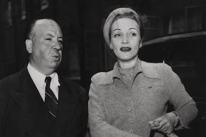 Alfred Hitchcock y Marlene Dietrich