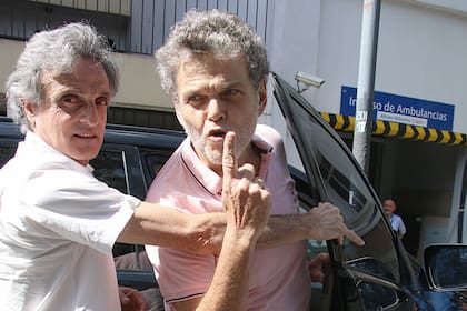 Alfredo Casero, esta tarde, tras recibir el alta médica