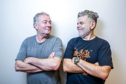 Alfredo Casero y Fabio Alberti se unieron para llevar al teatro Cha cha cha, una producción que ahora está suspendida a raíz de los problemas de salud del cómico