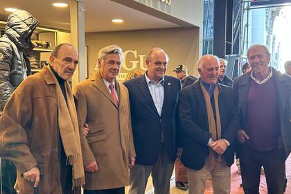 Alfredo Gusmán, Nicolás Pino, Nicolás Bronzovich y Alfonso Bustillo