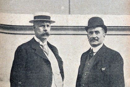Los visionarios Alfredo H. Gath y Lorenzo Chaves en 1908
