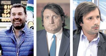 Alfredo Lijo, Guillermo Scarcella y Santiago Viola