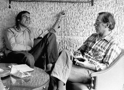 Alfredo Parga, en una entrevista con Carlos Reutemann en febrero de 1978